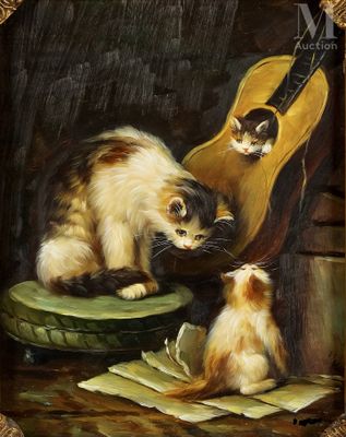 Ecole MODERNE du XXème siècle Les trois chats