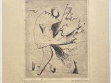 une image représentant un dessin d'un homme tenant un couteau à la main