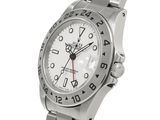 a close up of a wrist watch on a white background