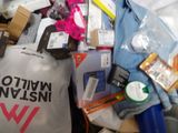 a pile of assorted items on a table