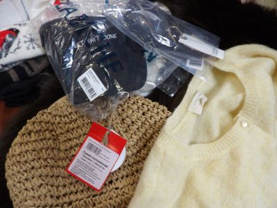 1/2 palettes de plus de 70 vêtements et accessoires NEUFS et occasion  - Photo 1