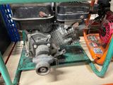 a small engine that is sitting on a shelf