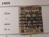 a stamp on a piece of paper with a picture of a bird