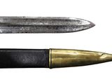 two different types of knives on a white background