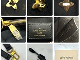 louis vuitton black leather bag with gold hardware