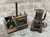 a small machine that is sitting next to a smaller machine