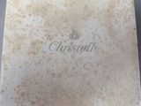 a close up of a box with a logo on it