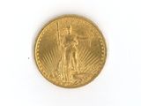 an image of a gold coin on a white surface