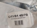 a label that says orv014070 on the back of a jacket