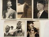 plusieurs vieilles photos en noir et blanc représentant des hommes en costume et cravate