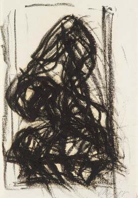 une image représentant un dessin en noir et blanc d'une femme assise sur une chaise