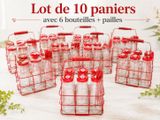 lot de 10 paquets de pailles pour boissons