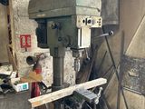 a machine that is sitting inside of a building