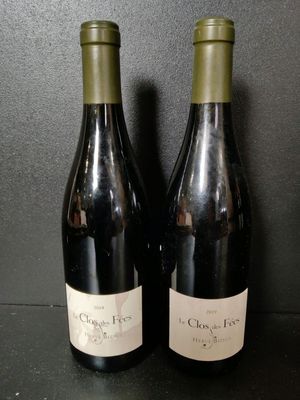 2 bouteilles de vin rouge Hervé Bizeul Le Clos des Fées 2019… - Photo 1
