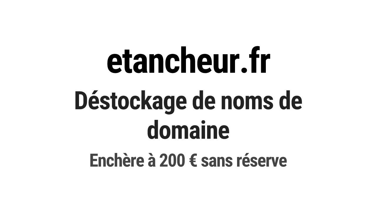 Destockage & Invendus