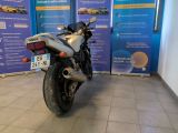 a motorcycle that is parked in a showroom