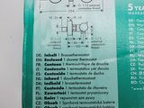 a label on the back of a box of electrical equipment