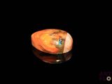 a picture of a wooden object in the dark