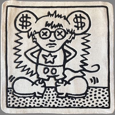 dessin humoristique représentant un homme à lunettes avec de l'argent posé sur une serviette