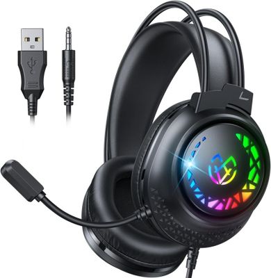 1164 / Casque gaming filaire RGB avec microphone - TAT…