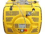 a yellow box with wires and wires attached to it