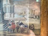 a picture of a painting on the wall of a building