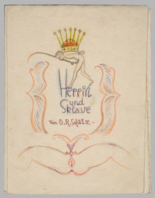 le dessin d'une couronne au-dessus d'un dessin représentant deux mains