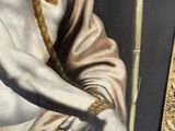 an image of a painting of a man holding a cane