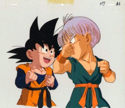 Gohan de Dragon Ball et Gohan se battant dans une scène de Dragon Ball : Gohan