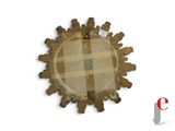 a picture of a clock that is on the wall