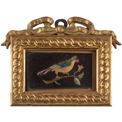 CINQ PLAQUES DE MARBRE, OPIFICIO DELLE PIETRE DURE, FLORENCE…