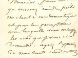un gros plan d'une écriture manuscrite sur une feuille de papier