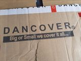 a cardboard box with a sign on it that says dance cover