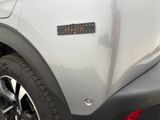 a close up of a sticker on the side of a car