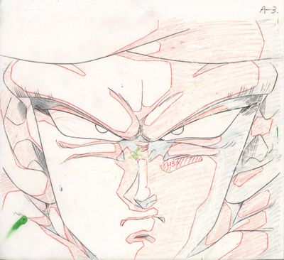croquis d'un jeune Gohan tiré de Dragon Ball