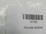 a close up of a label on a plastic bag