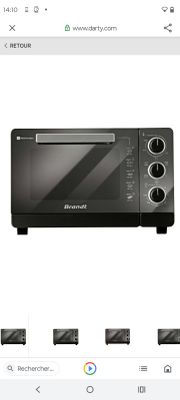 Mini four posable brandt trace d'utilisation