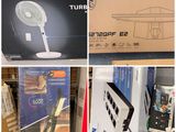 de nombreuses photos différentes d'un ventilateur de table dans un magasin