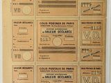 an old french newspaper with a lot of information on it