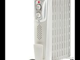 une image représentant un radiateur à huile blanc sur fond blanc
