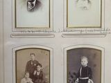 an old picture of a group of pictures of people in old time