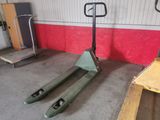 two pallets that are sitting in the garage