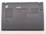 the back side of a laptop with the bottom panel removed