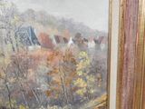 a picture of a painting on the wall of a house