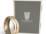 a close up of a box with a ring in it
