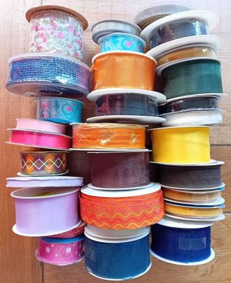 lot de 30 rouleaux de ruban en tissu neuf