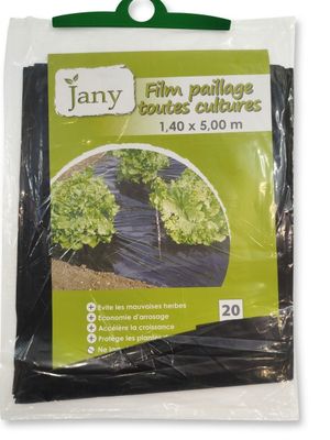 JANY - Film paillage toutes cultures - 1,40 x 5,00 m - 20 mi…