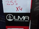 the label on the back of a pair of blue jeans