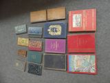 a lot of old books that are on the floor