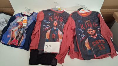 Lot de 50 t-shirts manches longues enfant imprimé , différen…